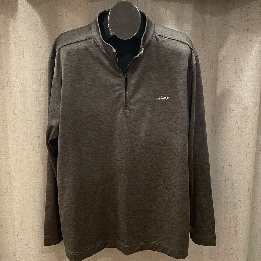 Greg Norman 1/4 Zip XXL Performance Fleece Sweatshirt Dark Gray Men’s